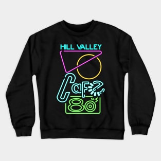 Back to the Future 2 - Hill Valley Cafe 80s Neon Crewneck Sweatshirt